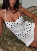 Marguerite Halter Top White Polka - Image 8