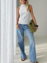 Ellanor Low Rise Slouch Denim Jean Washed Mid Blue Wash - Image 8