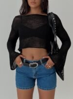 Cafe Pari Sweater Black - Image 9