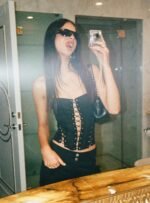 Eden Lace Up Corset Black - Image 5