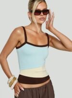 Maezo Spliced Tank Top Blue / Yellow