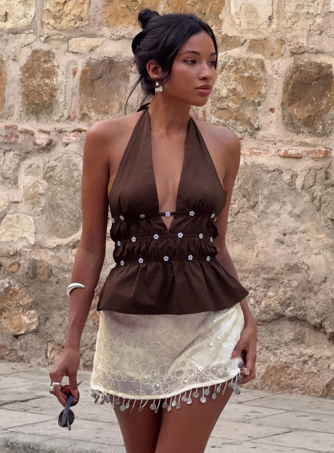 0-modelinfo-nataly-us4_1752771a-20aa-4dee-9770-4c9e8524fc06 Movies End Halter Top Brown - Image 1