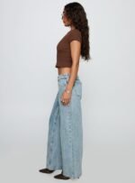 Ellanor Low Rise Straight Leg Light Blue - Image 4