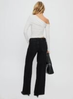Ellanor Low Rise Straight Leg Jean Washed Black - Image 4