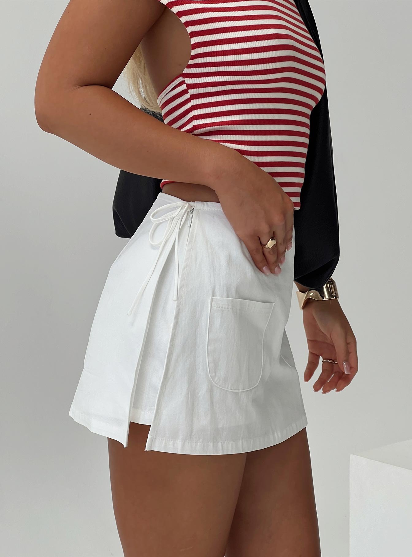 0-modelinfo-rino-us4_a0cae95a-0f91-4688-aa6b-a2eaf60240e2 Gigi Wrap Skort White - Image 1
