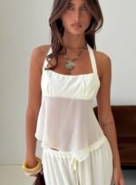 Finesse Halter Top Yellow - Image 9