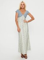Saije Maxi Dress Multi Floral - Image 2