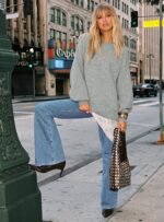 Magic Mirror Mid Rise Bootleg Jeans Ice Wash - Image 12