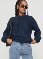Ryanna Jumper Navy - Image 2