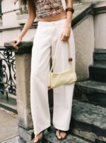 Lando Low Rise Straight Leg Jeans White - Image 9