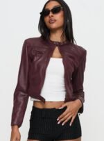 Anfield Jacket Burgundy - Image 2