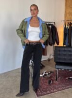 Ellanor Low Rise Straight Leg Jean Washed Black - Image 9