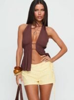 Electric Night Shorts Yellow Stripe - Image 2