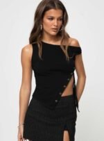 Karre Off The Shoulder Top Black - Image 2