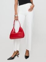 Fawcett High Rise Straight Leg Jeans White - Image 2