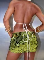 Riego Mini Skirt Green - Image 8