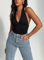 Whimsy Halter Top Black - Image 8