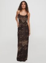 Knox Maxi Dress Leopard - Image 2