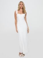 Lillette Maxi Dress White - Image 2