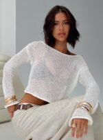 Cafe Pari Jumper White