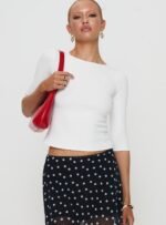 Elaia 3/4 Sleeve Top White - Image 2