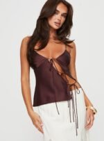 Mariah Cami Top Brown - Image 2