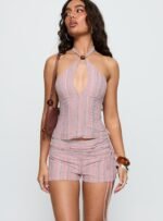 Electric Night Shorts Pink Stripe - Image 8