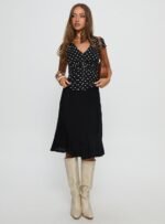 With Kindness Midi Skirt Black - Image 2