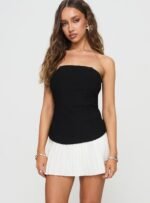 Obsessed Strapless Mini Dress Black - Image 2