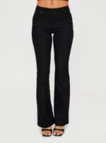 Kinkirk Flared Pants Black Tall - Image 2