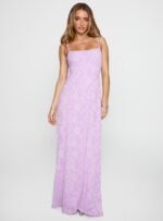 South Of France Maxi Dress Lilac - Image 2