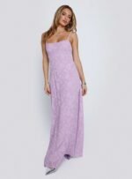 South Of France Maxi Dress Lilac - Image 8