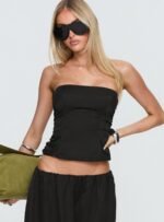 Odara Strapless Top Black - Image 2