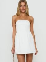 Spader Corset Mini Dress White - Image 2