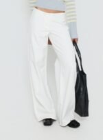 Hereos Mid Rise Baggy Leg Jeans White - Image 2