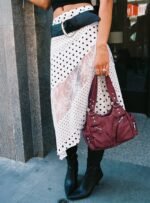 Rennar Maxi Skirt White / Polka Dot Petite - Image 9