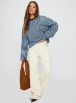 Bloom Long Sleeve Chocolate Sea Stripe - Image 3