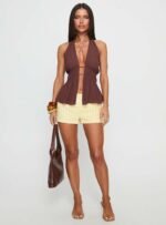 Electric Night Shorts Yellow Stripe - Image 3