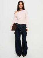 Serenitia Mid Rise Relaxed Jeans Dark Raw Wash - Image 5