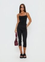 Elanah Structured Cami Top Black - Image 3