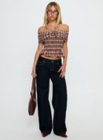 Tidal Wave Low Rise Straight Leg Jeans Raw Denim - Image 3
