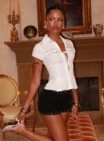 Houdini Eyelet Mini Short Black - Image 15