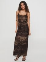 Knox Maxi Dress Leopard - Image 3