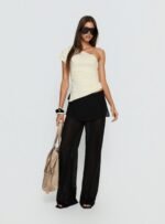 Majira One Shoulder Slouch Top Cream - Image 3