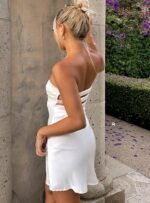 Shellie Mini Dress White - Image 9