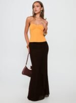 Rehna Halter Top Orange - Image 3