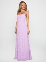 South Of France Maxi Dress Lilac - Image 3