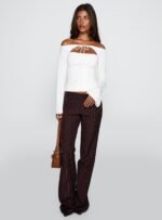 Nevah Long Sleeve Top White - Image 3