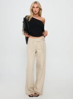 Boxie Mid Rise Wide Leg Jeans Washed Green - Image 3
