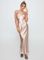 Northern Star Maxi Dress Champagne - Image 3
